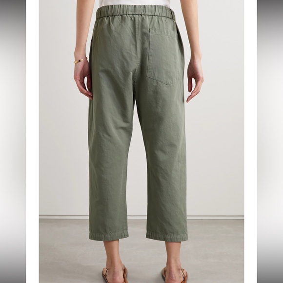 Citizens of Humanity Pony Cotton and Flax Drawstring Pants, Nova Green - Picture 3 of 11
